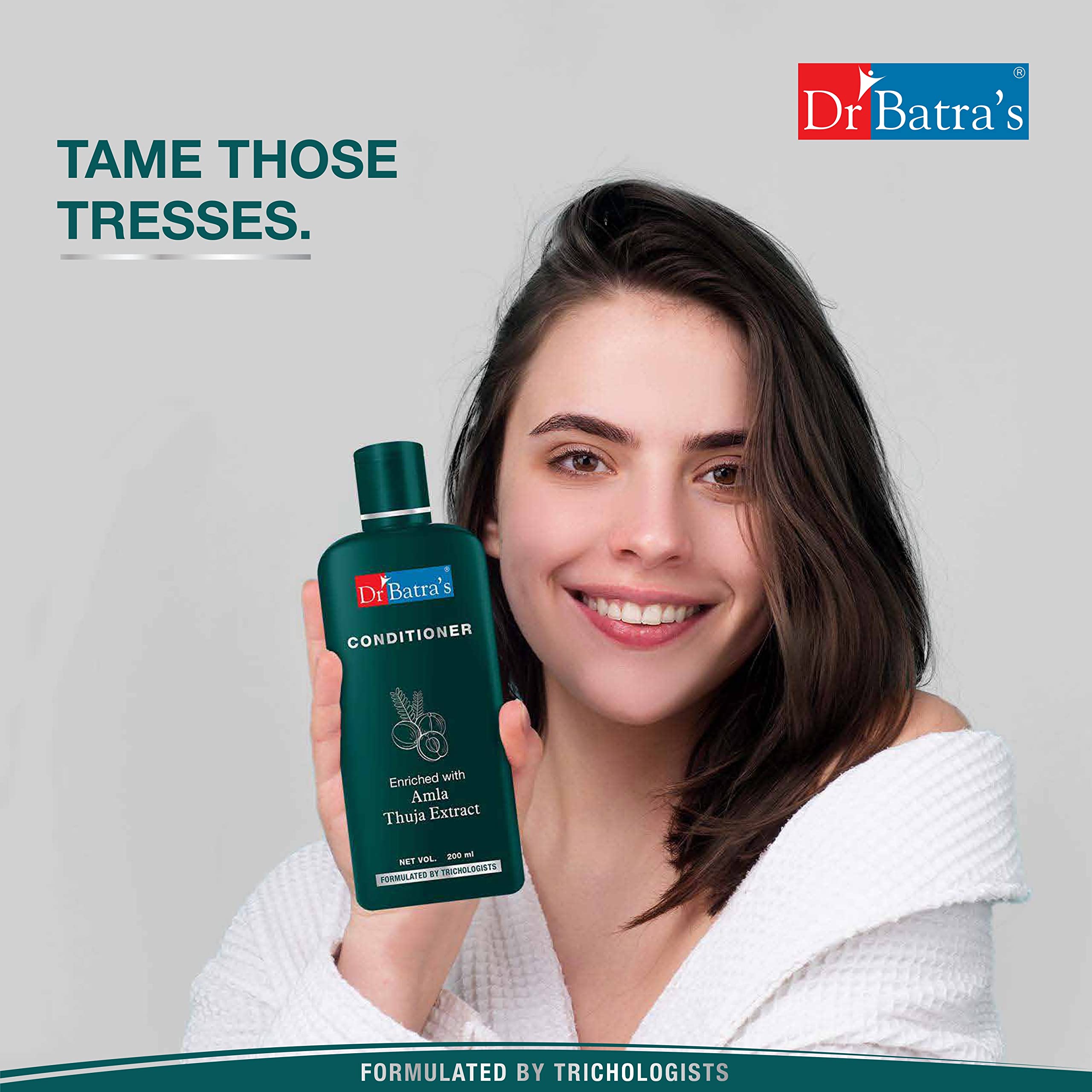 Dr. Batra's Anti-Dandruff Hair Care Combo - Hair Serum, Conditioner, Hair Fall Control Oil & Cleansing Shampoo (200ml Each) for Men & Women | Fights Dandruff, Reduces Hair Fall & Nourishes Scalp | Perfect for Daily Hair Care Routine & Scalp Treatment