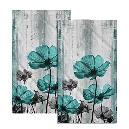Teal Floral