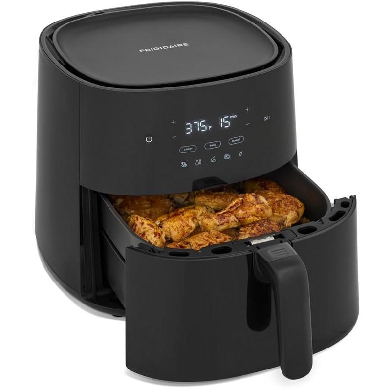 Frigidaire FRAFM100B 5.3 Quart 3-in-1 Air Fryer Oven with Rapid Air Circulation - Perfect for Crispy Fries, Chicken Wings & Healthy Family Meals