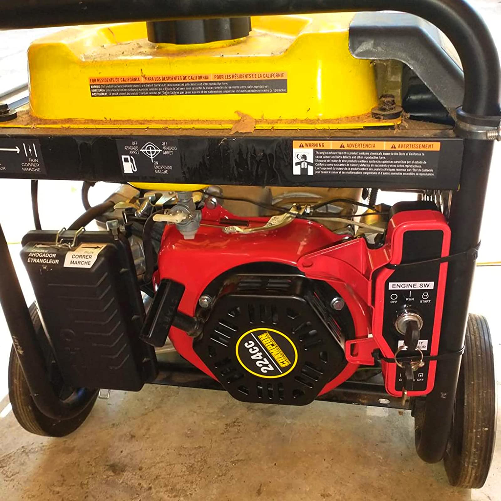 Electric Start Conversion Kit for Honda GX160 GX200 5.5HP 6.5HP Engines - Starter Motor, Flywheel, Key Switch, Ignition Coil & Fan Cover - Perfect for Small Engine Repairs and DIY Upgrades