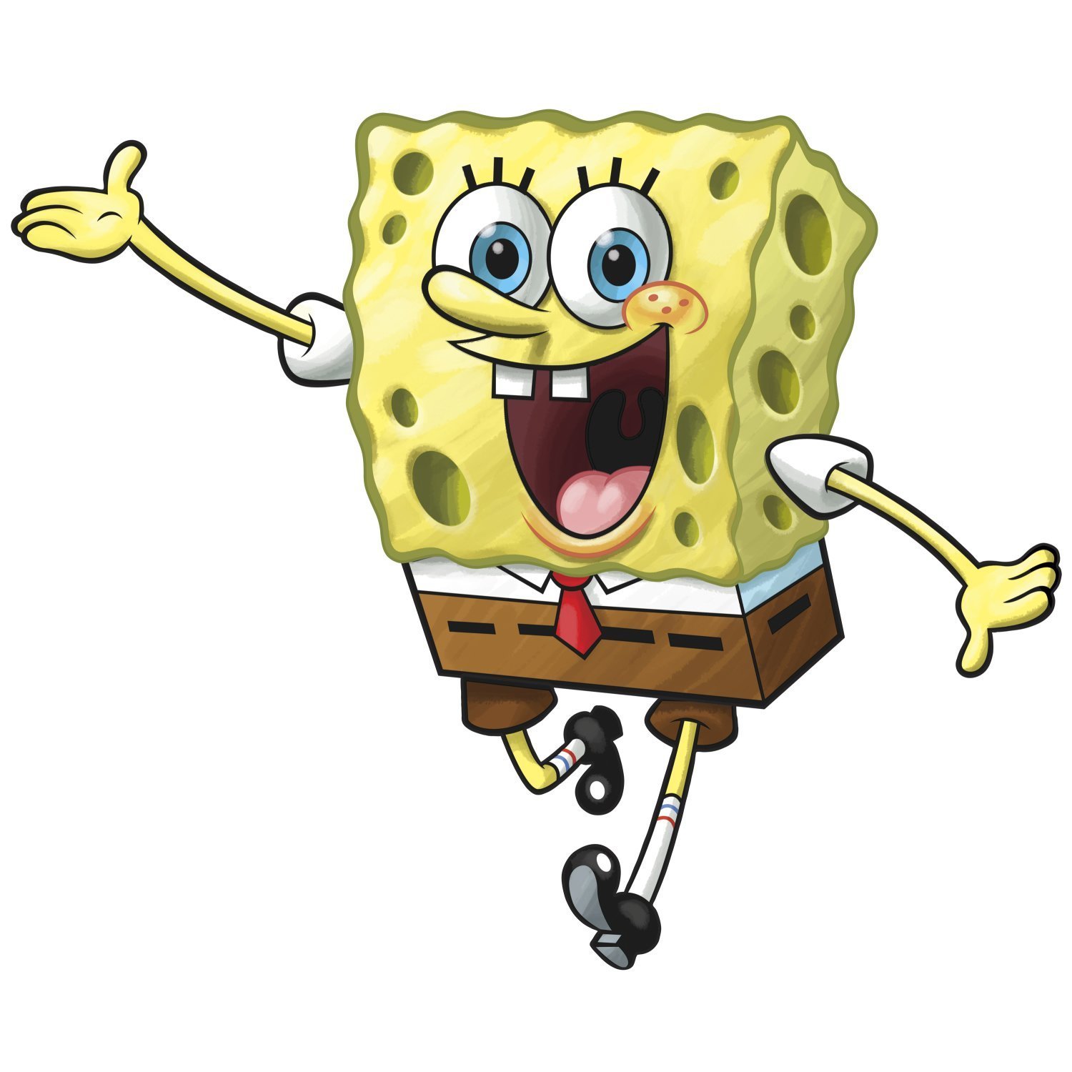 SpongeBob SquarePants Peel & Stick Wall Decal - Large Removable Wall Sticker for Kids' Bedroom, Nursery, Playroom Decor - RoomMates RMK1406GM