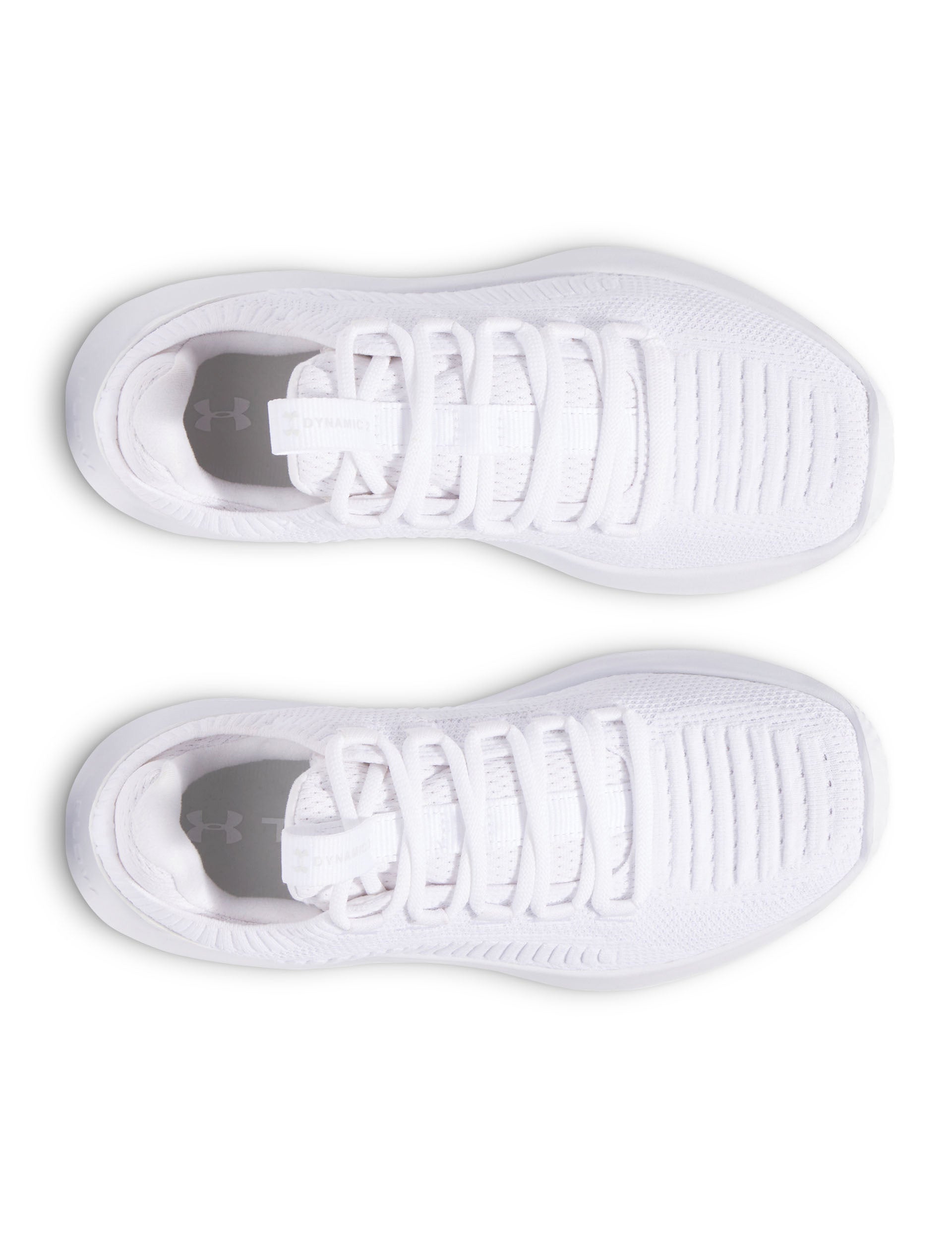 Dynamic 2 Training Shoes for Men & Women - White/Distant Gray - Lightweight Running & Gym Workout Shoes for Cross Training, Jogging, and Fitness