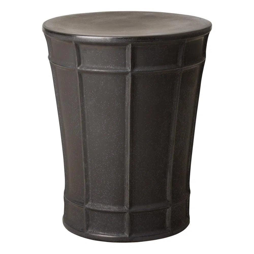 22.5 Inch Varro Outdoor Decorative Garden Stool - Weatherproof Patio Seat, Side Table & Plant Stand for Backyard, Porch & Poolside Decor