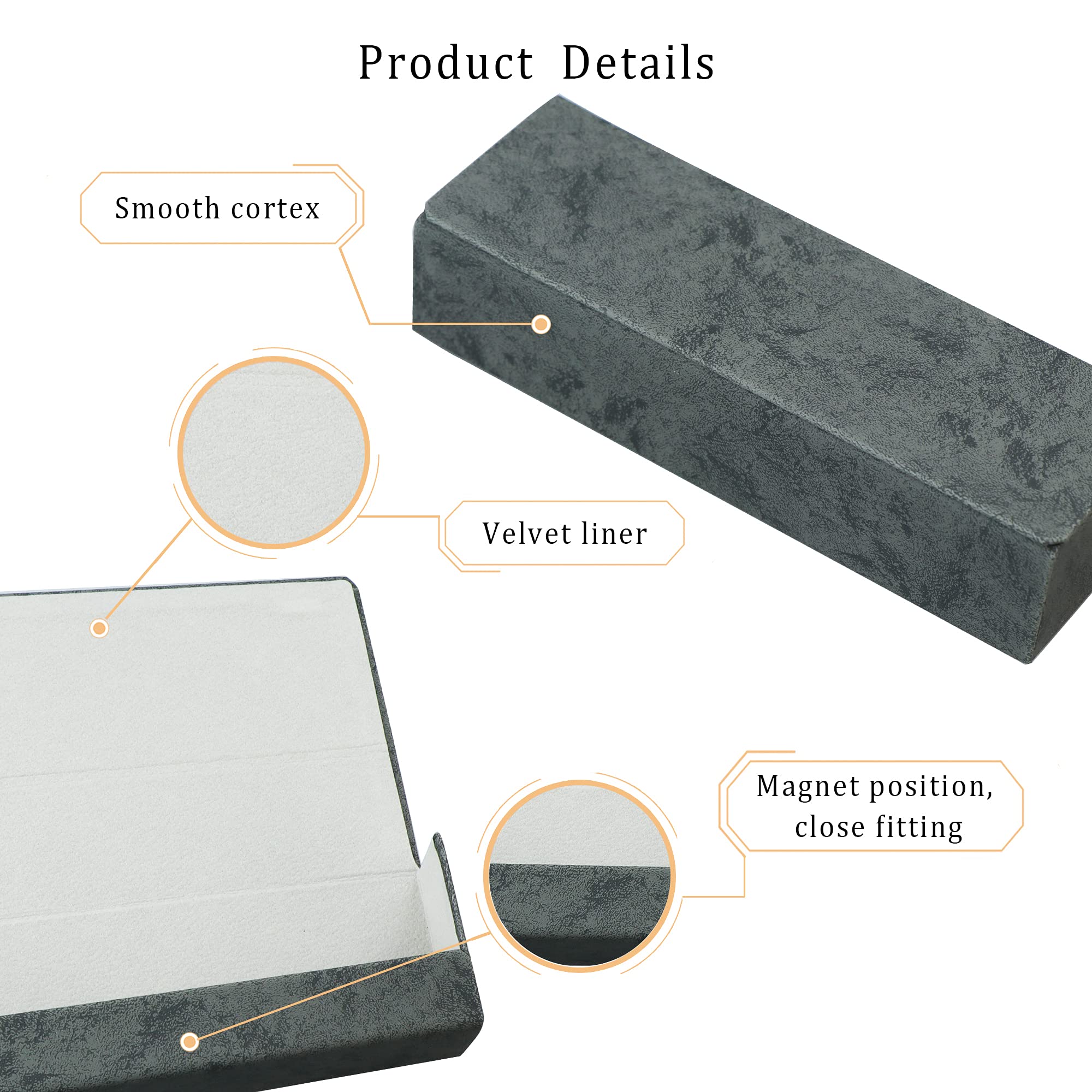 LifeArt Hard Shell Eyeglass Case - Durable PU Leather Sunglass Holder for Women & Men | Lightweight & Portable | Perfect for Travel, Work & Daily Use