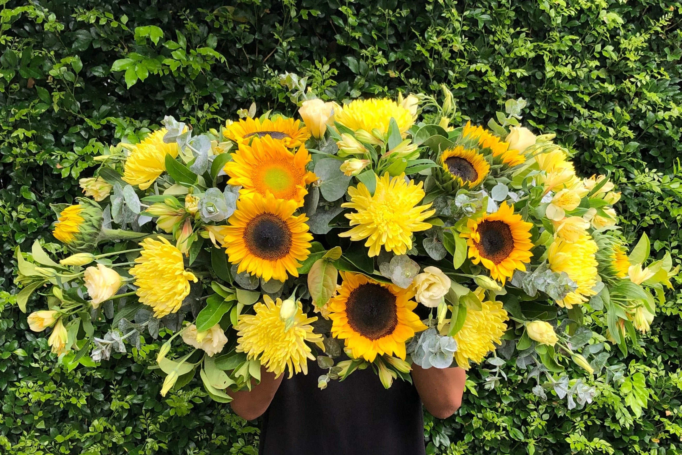 Yellow Casket Spray - Floral Funeral Arrangement Spray for Casket Decorations, Memorial Services & Sympathy Gifts