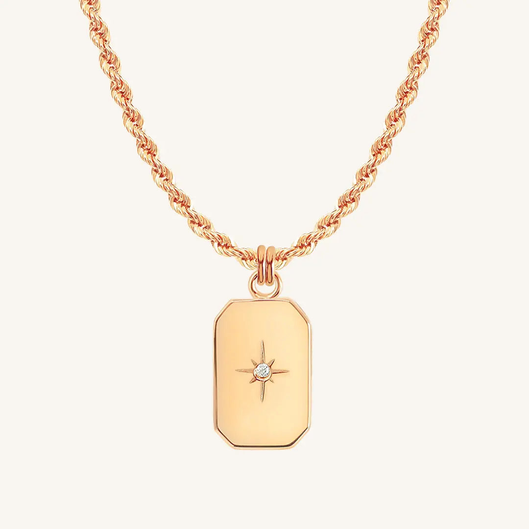 Elegant Amada Necklace for Women - Dainty Gold Plated Pendant Jewelry - Perfect for Date Nights & Special Occasions