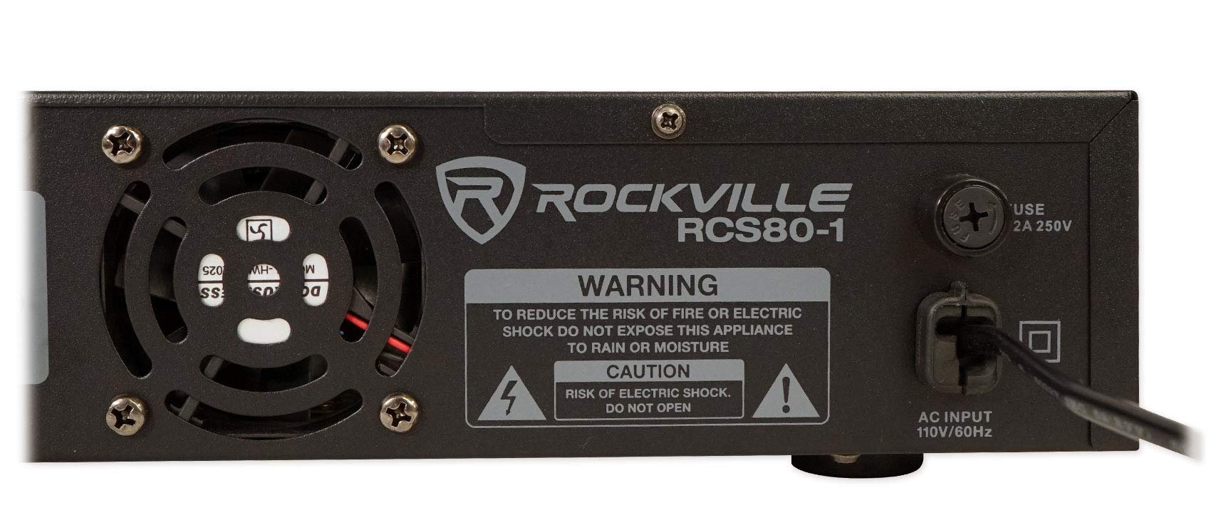Rockville Commercial Restaurant Amplifier with (2) White 5.25