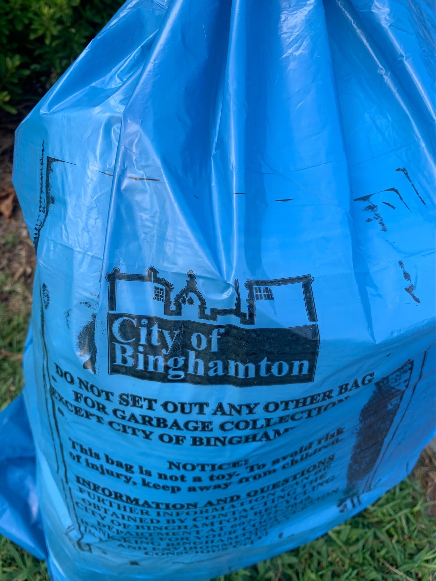 Premium Heavy-Duty Trash Bags for Home & Office - 30 Gallon Large Capacity, Extra Thick & Leak-Proof - Ideal for Kitchen, Yard Waste & Commercial Use - City of Binghamton Approved