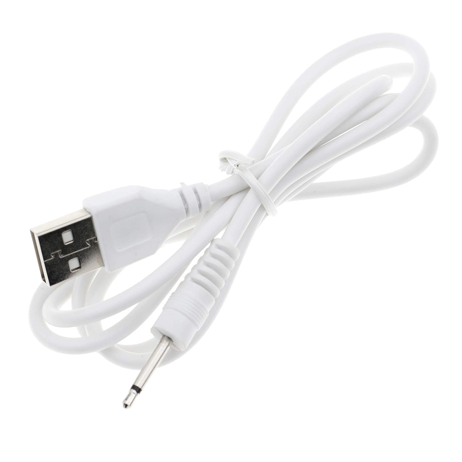 SVAKOM Sex Toy Charger Replacement - USB DC Charging Cable for Wand Vibrators & Personal Massagers (White) | Perfect for Home Use, Travel & Discreet Charging of Adult Toys