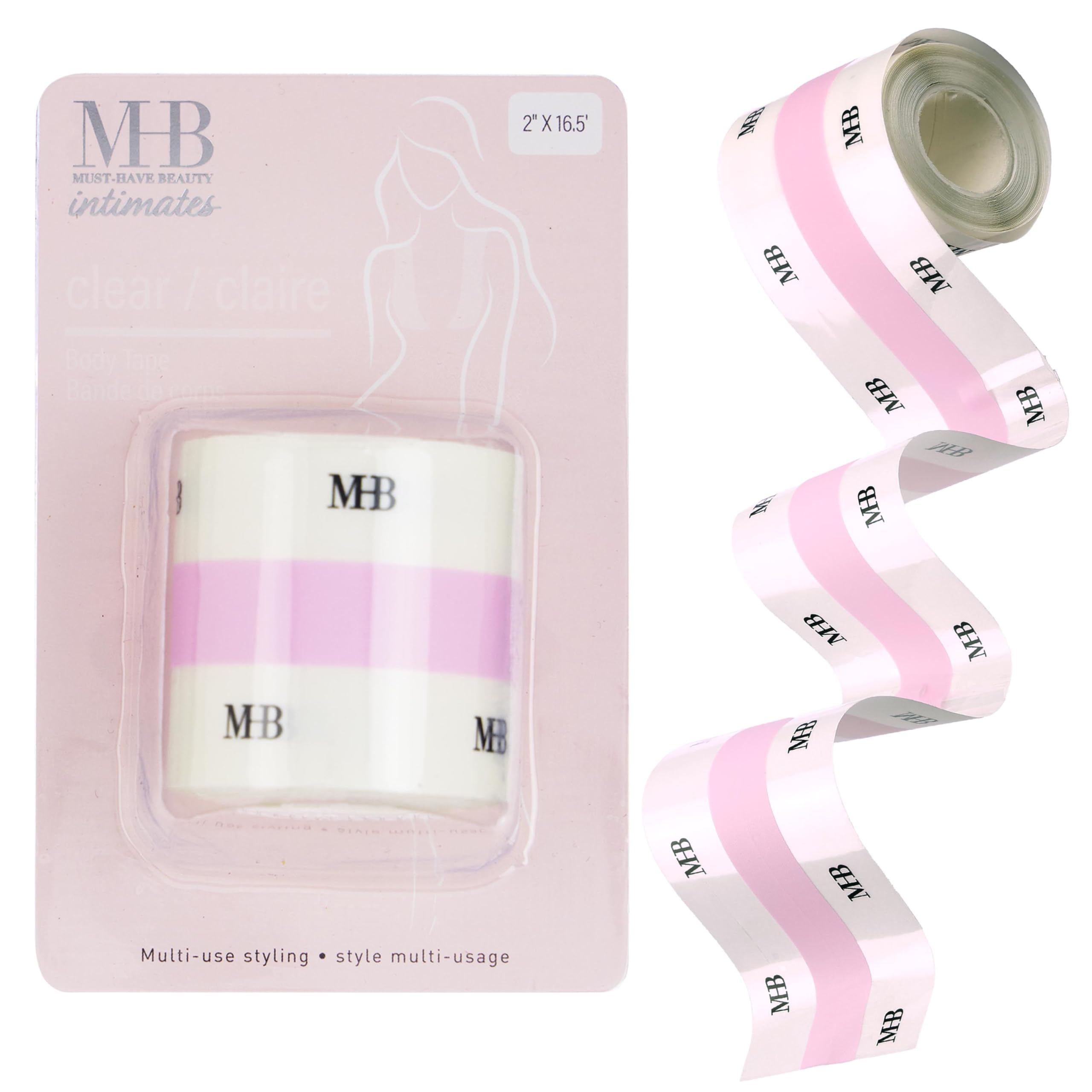 EXPRESSIONS - 1pk Body Tape for Skin & Face Lift - Comfortable Breast Lift Tape & Boob Tape for Enhanced Support | Perfect for Dresses, Swimwear & Special Occasions