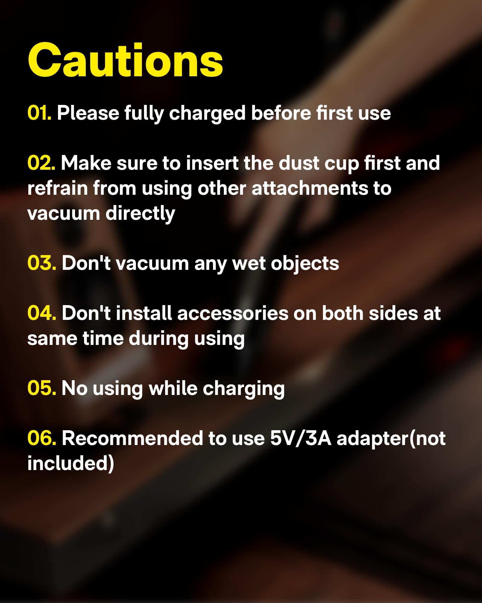 HOTO Cordless Handheld Vacuum Cleaner - 15000Pa Powerful Suction, 4-in-1 Portable Electric Air Duster for Computer, Keyboard, Car & Home Use | Compact Dust Buster & Air Blower for Office Desk, Electronics & Small Spaces Cleaning