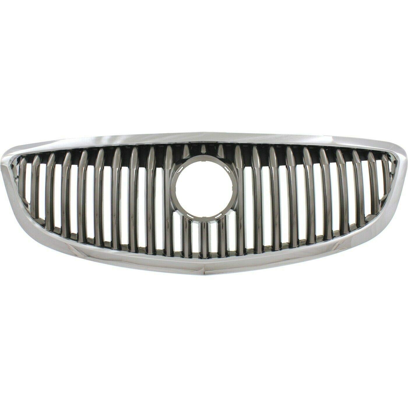 SUNAROUD Chrome Plastic Grille Upper Replacement for GM1200628, 14902726, 20828544 - Perfect for Chevy, GMC, Cadillac Truck & SUV Front End Upgrade