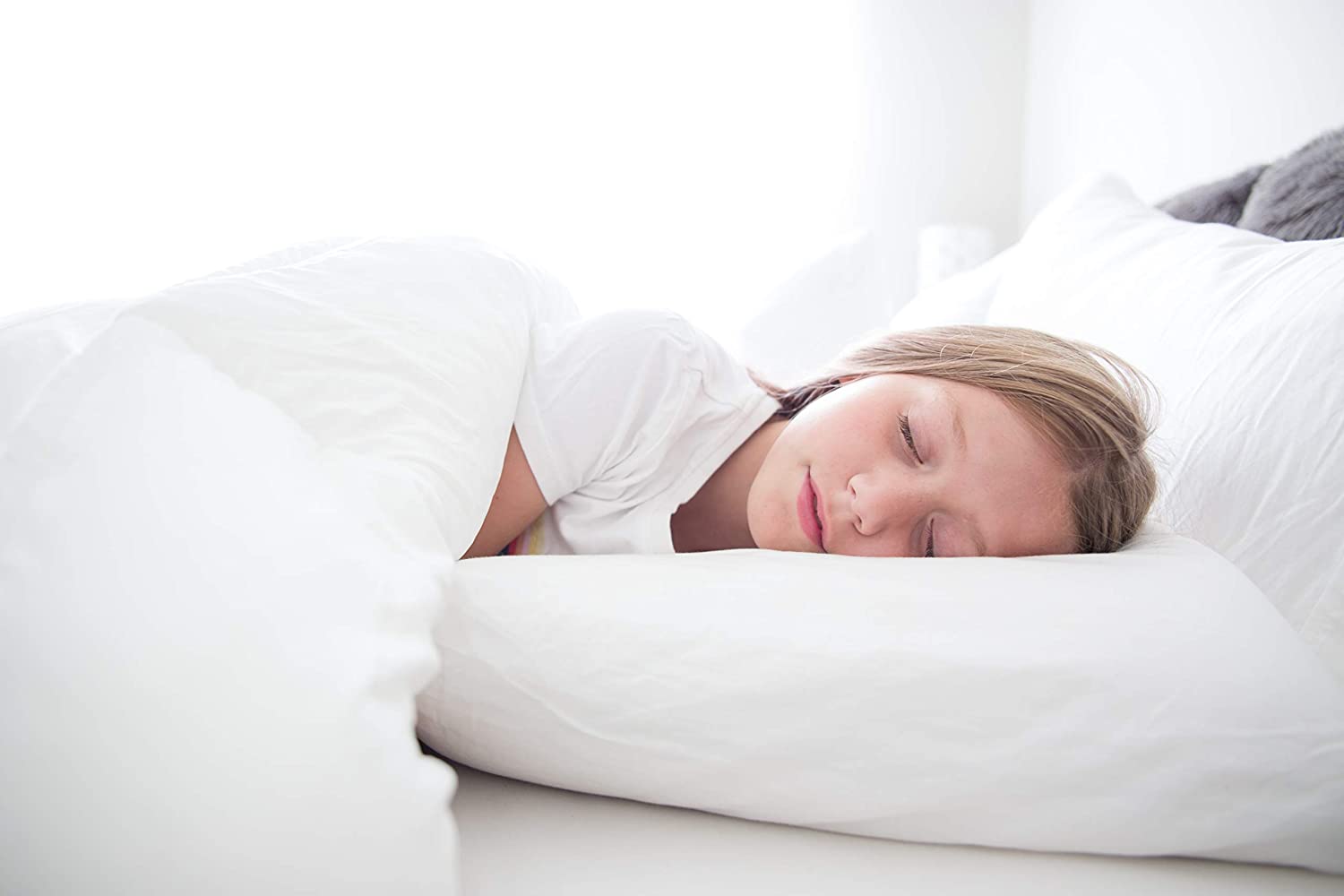 Creative Bedding Fossfill Pillow | Antibacterial & Hypoallergenic Memory Foam Pillow for Side Sleepers - Perfect for Home, Office & Travel Use