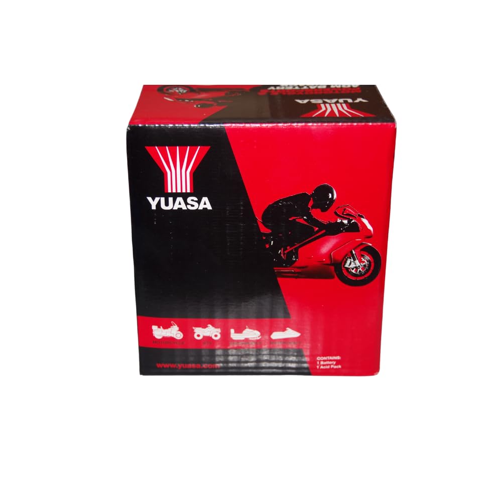 Yuasa YTX5LBS High Performance Motorcycle Battery - Powers Sports Bikes, ATVs & Dirt Bikes with Reliable Starting Power