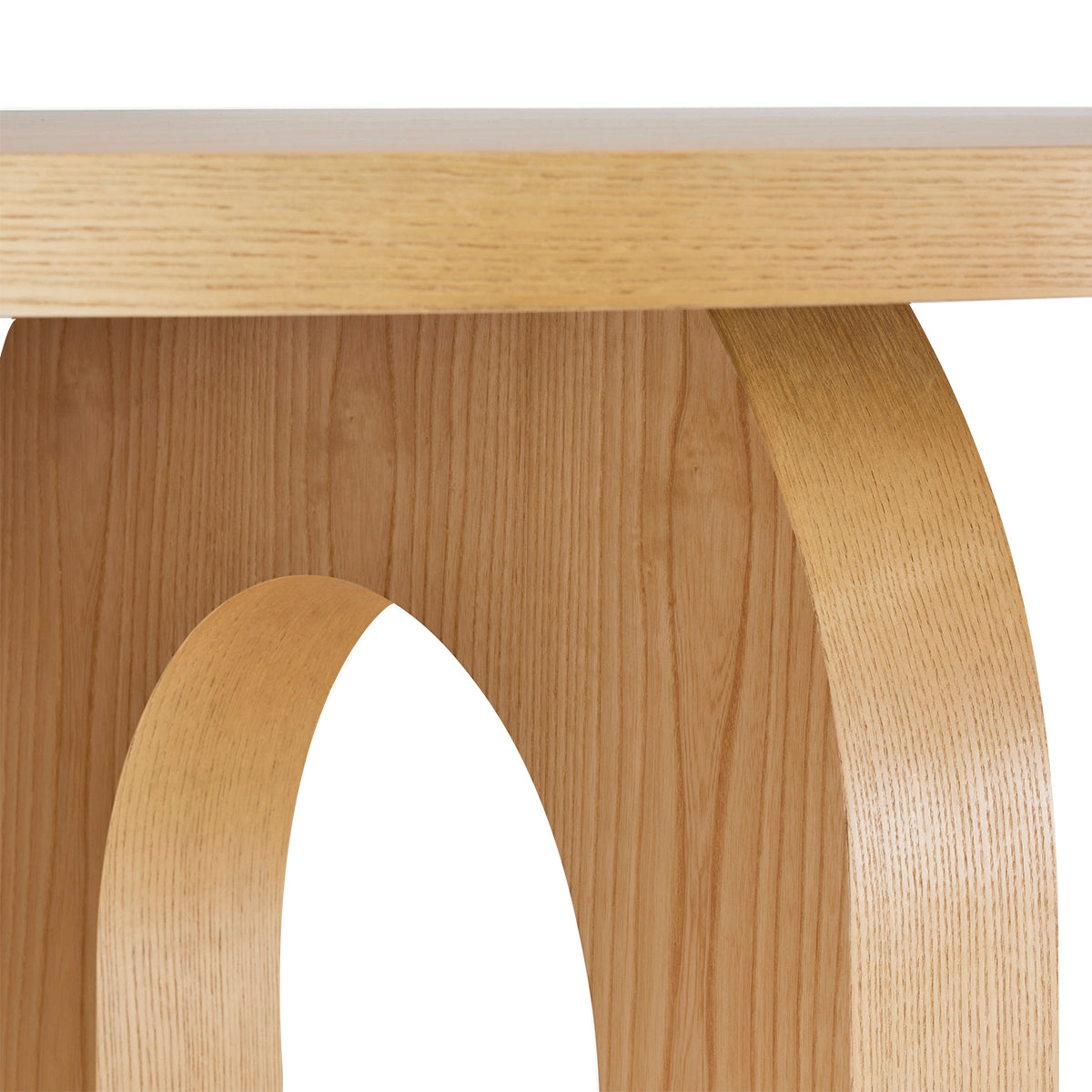 Hawk Spree Oval Dining Table - Modern Wooden Kitchen Table for 6, Farmhouse Style Dining Room Furniture - Perfect for Family Gatherings & Dinner Parties