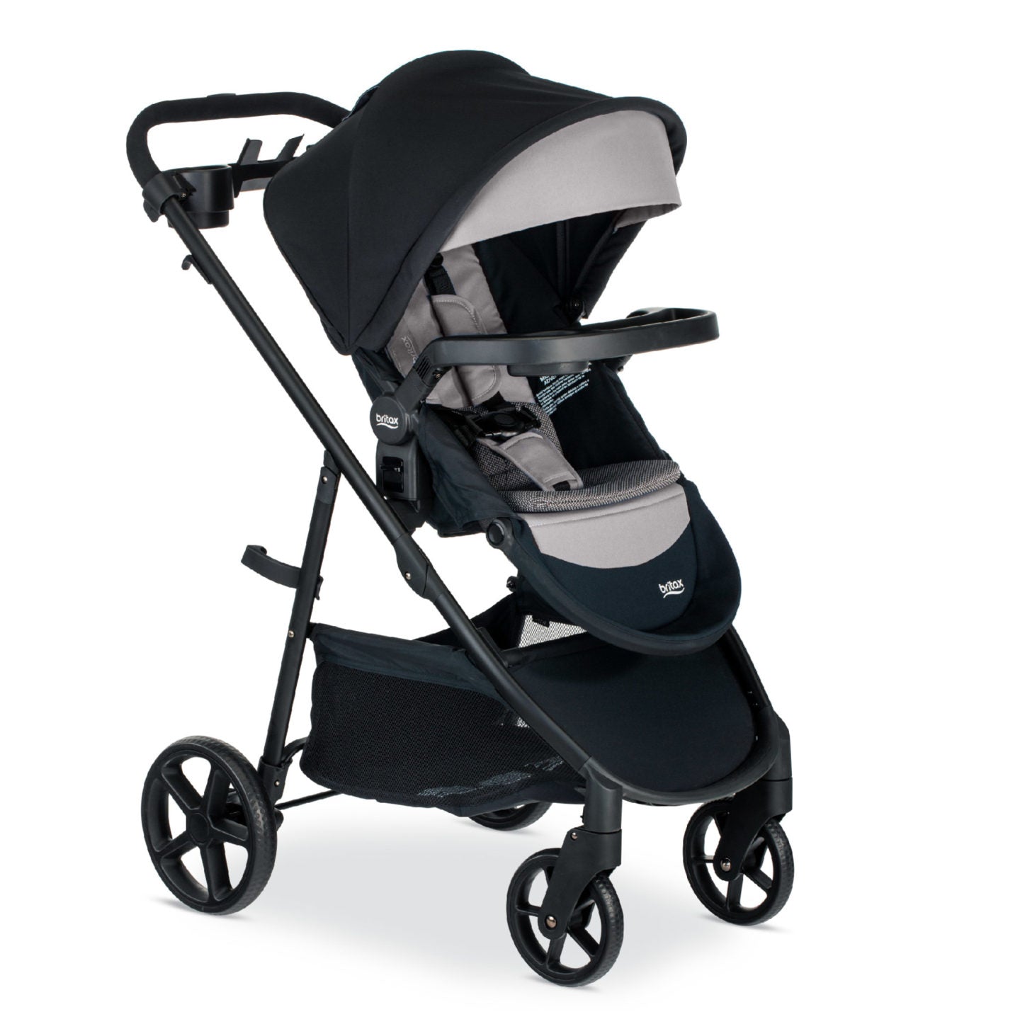 Britax Brook+ Stroller - Lightweight Compact Baby Stroller with Reclining Seat & Sun Canopy | Perfect for Travel, Shopping & Everyday Use