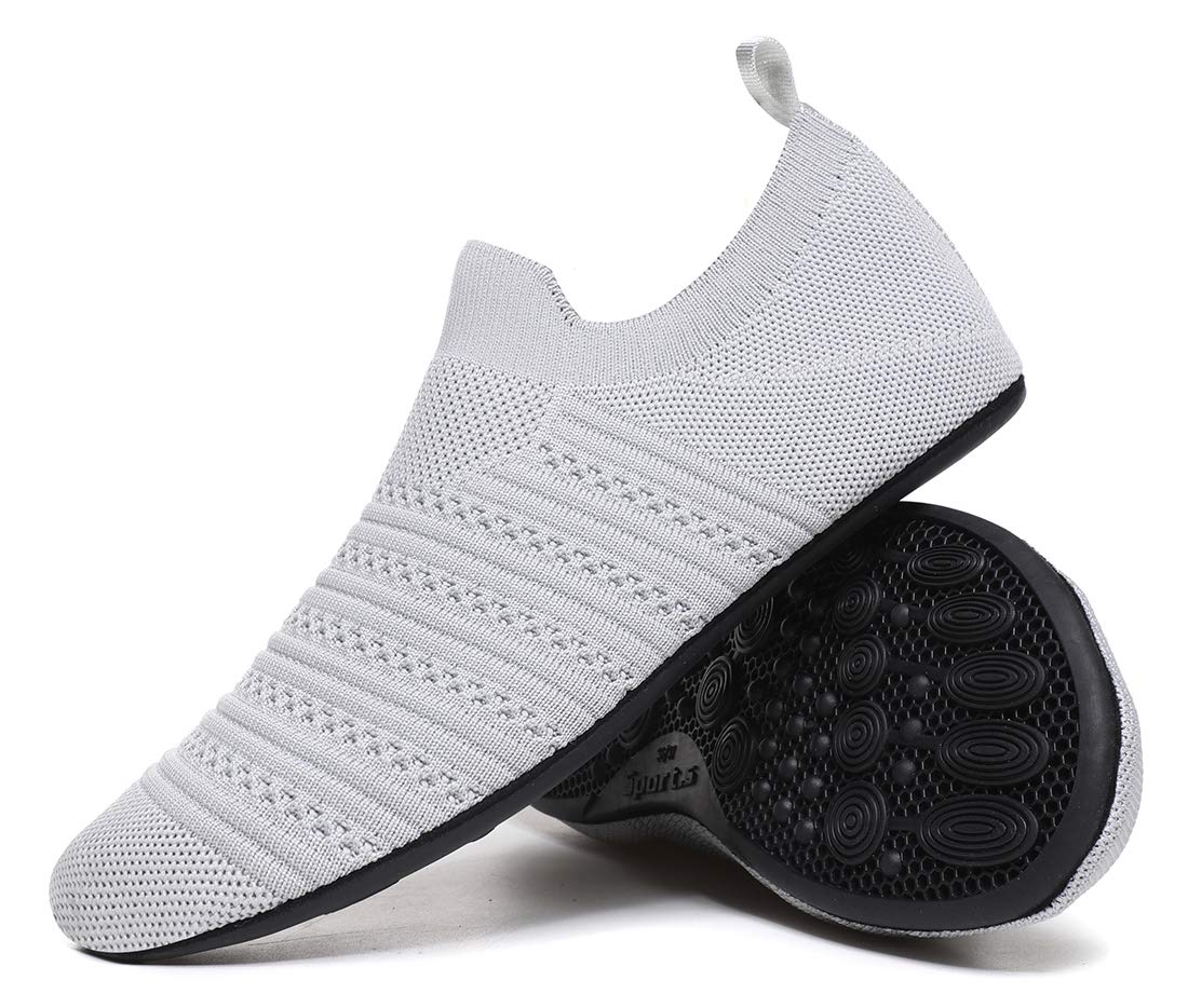 SLIPVEL Lightweight Non-Slip House Slippers for Women & Men - Comfortable Indoor Home Yoga Shoes for Relaxation, Spa, and Lounging