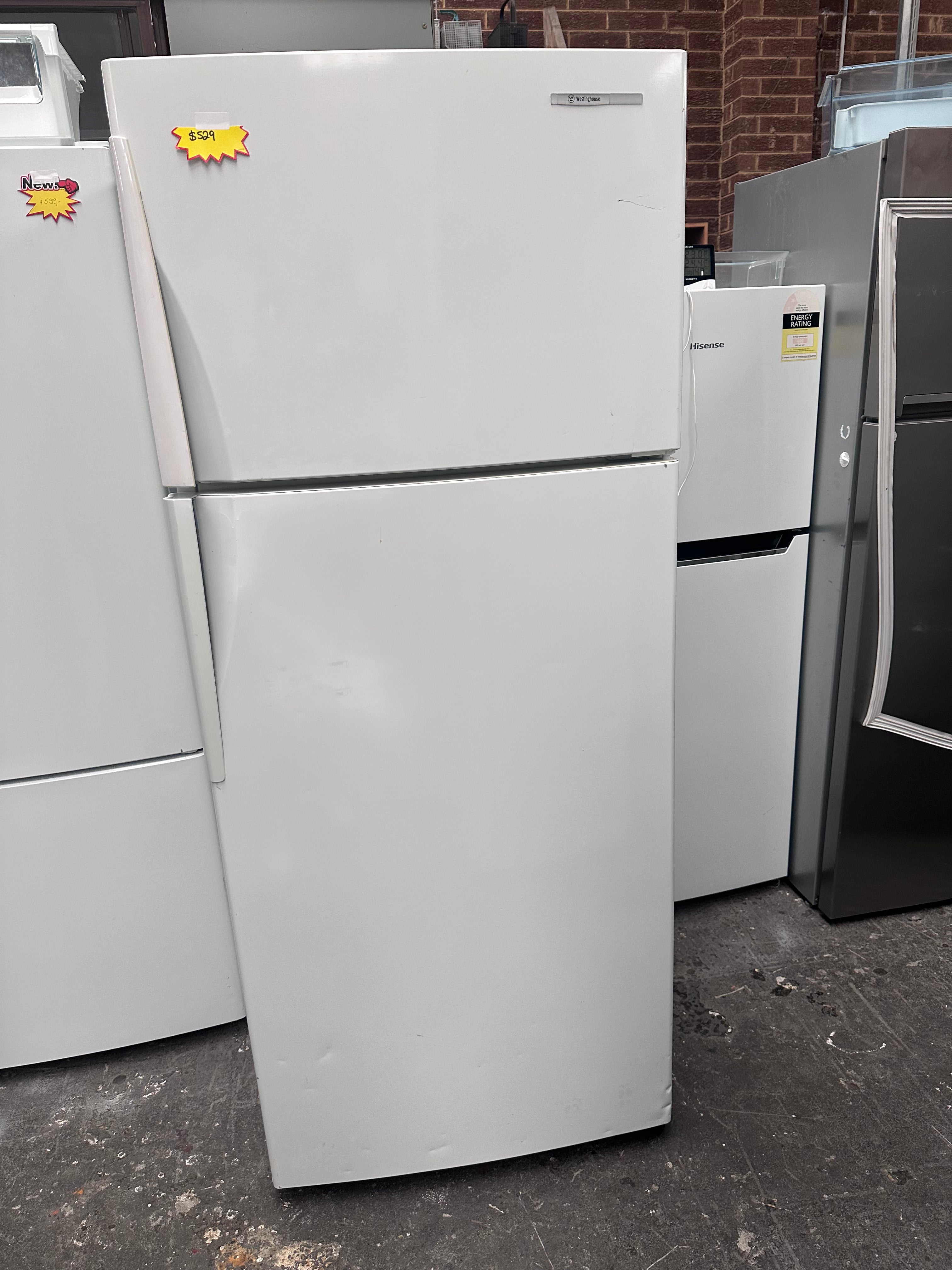 Westinghouse 390L Top Mount Refrigerator - Energy Efficient, Spacious Design | Perfect for Kitchens, Offices & Small Apartments | Certified Refurbished