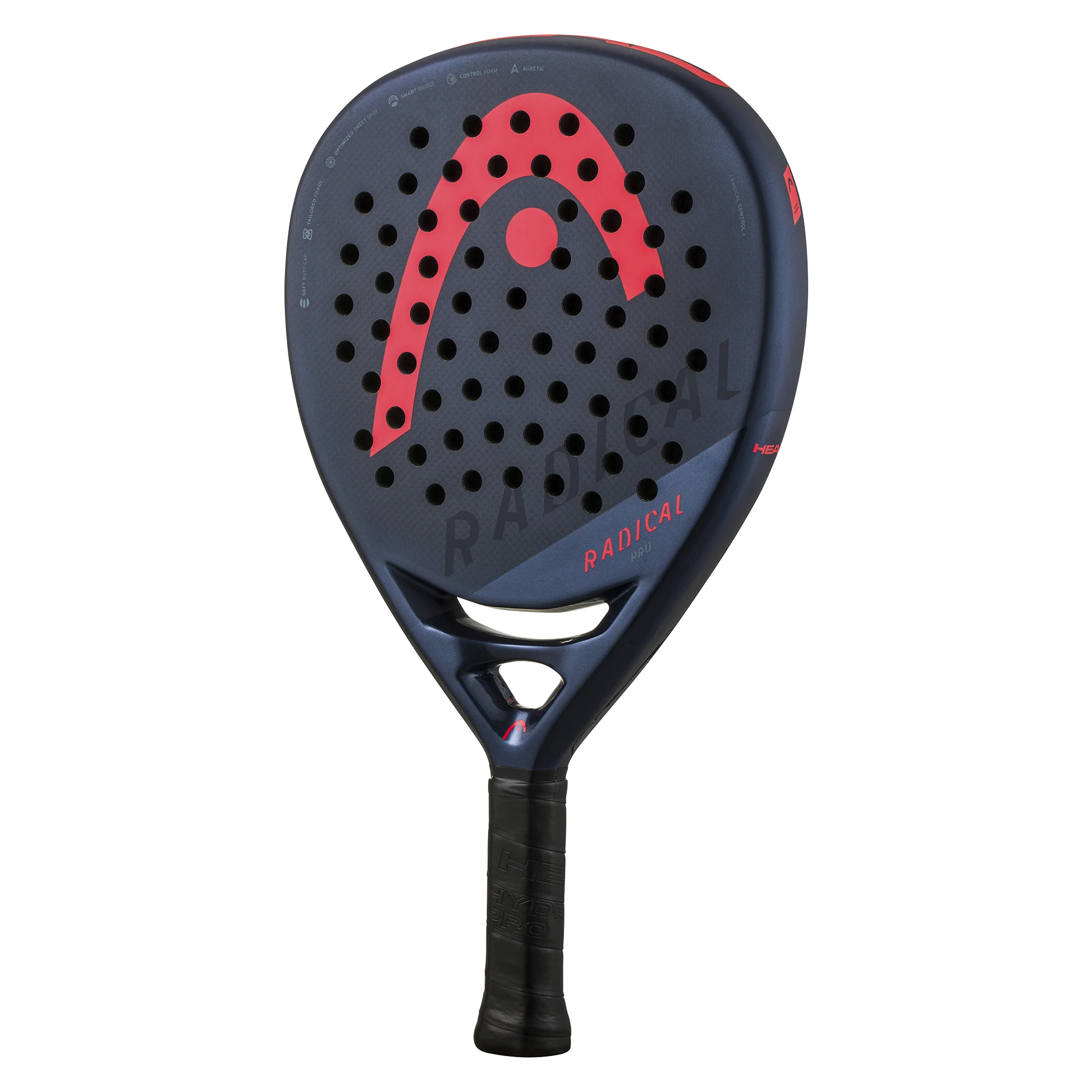 HEAD Radical Pro Padel Racquet - Carbon Fiber Paddle with EVA Soft Core | Lightweight & Durable for Competitive Play | Perfect for Indoor & Outdoor Padel Courts