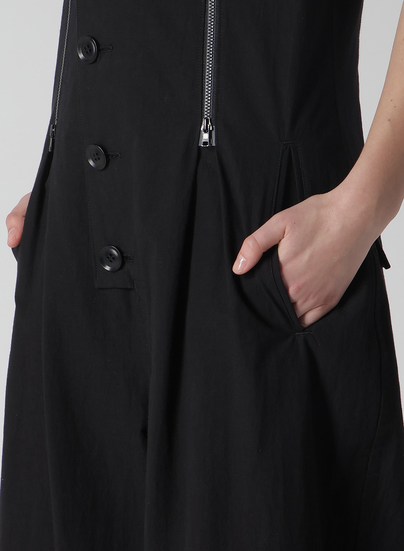 Women's Cotton Linen Zip Front Tucked Jumpsuit | Casual Summer Romper for Beach, Travel & Everyday Wear