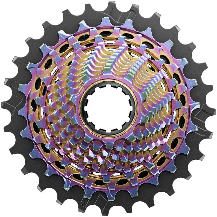 SRAM RED XG 1290 12-Speed Cassette 10-28T XDR Driver Body Rainbow E1 - High-Performance Bicycle Gear for Road & Mountain Biking