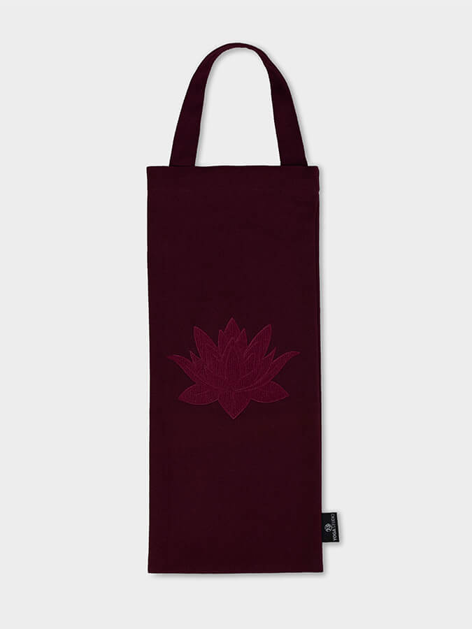 GOTS Certified Organic Cotton Yoga Sandbag Cover - Eco-Friendly & Breathable for Hot Yoga, Meditation & Home Workouts