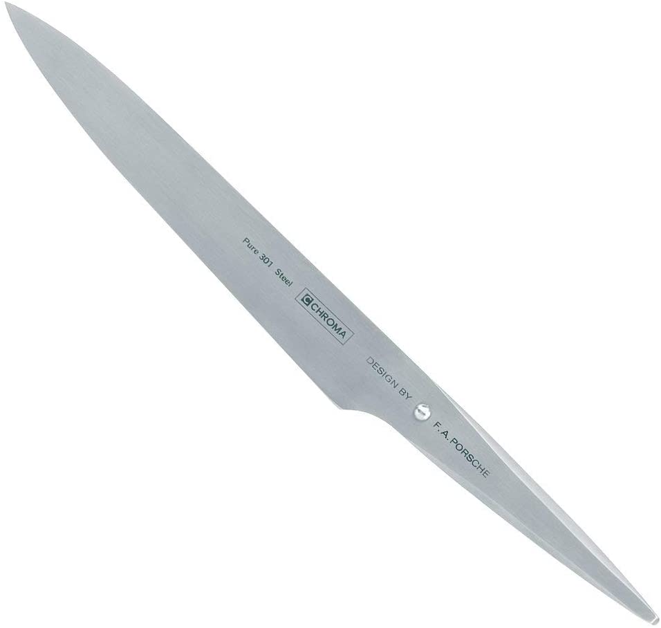 Premium Chroma 3-Piece Stainless Steel Knife Set - Chef, Paring & Utility Knives for Professional Cooking & Home Kitchen Use