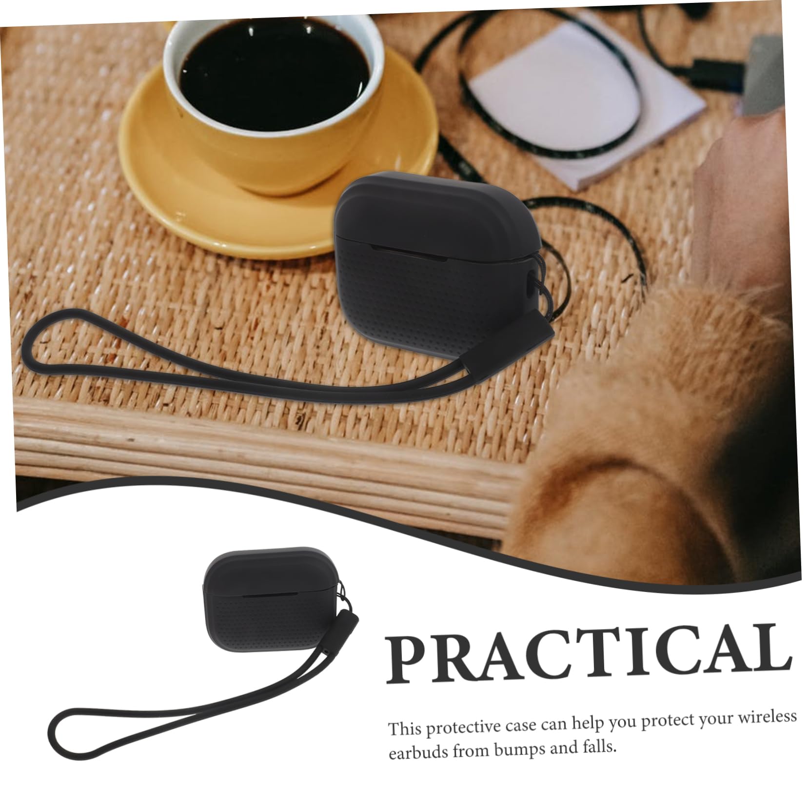 Hemobllo 3-Pack Protective Case for AirPods Pro 2 - Shockproof Earbuds Cover with Precise Cutouts, Soft TPU Shell - Perfect for Gym, Travel & Daily Use