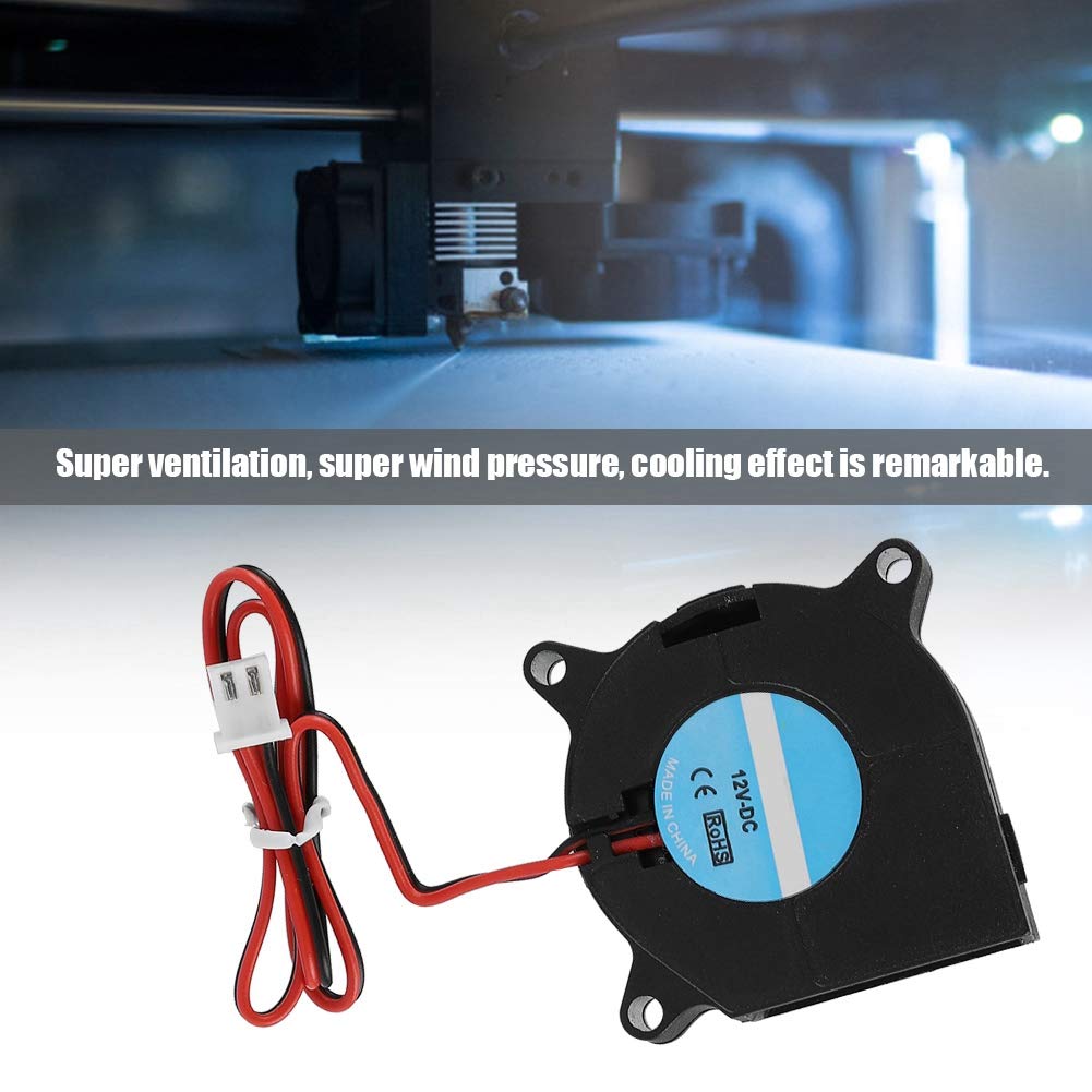 2 Pack 40x40x20mm 12V DC Turbo Blower Cooling Fan for 3D Printer - High Performance Replacement Part for Creality Ender 3/5, CR-10, Prusa - Perfect for Nozzle & Electronics Cooling