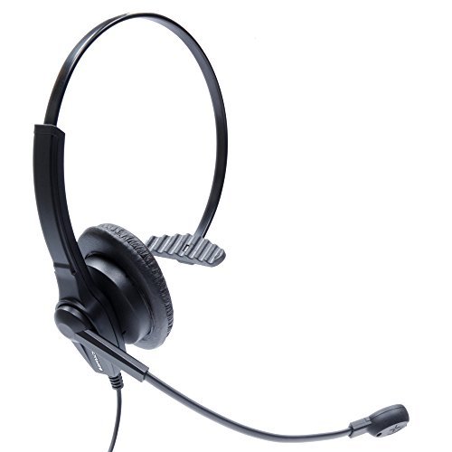SPRACHT ZUMUC1 Monaural USB Headset with Noise-Canceling Mic - Comfortable Office Headset for Call Centers, Remote Work & Online Meetings