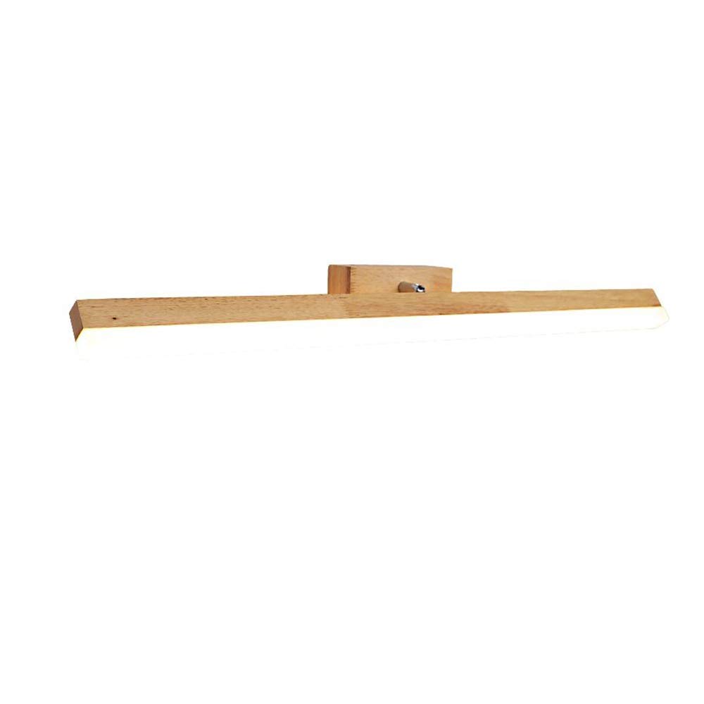 LED Vanity Light - Wood Mirror Lamp for Bathroom, Living Room & Makeup Area - Wall Mount Cabinet Lighting in 3 Sizes - Perfect for Dressing Table, Spa Decor & Home Vanity Setup