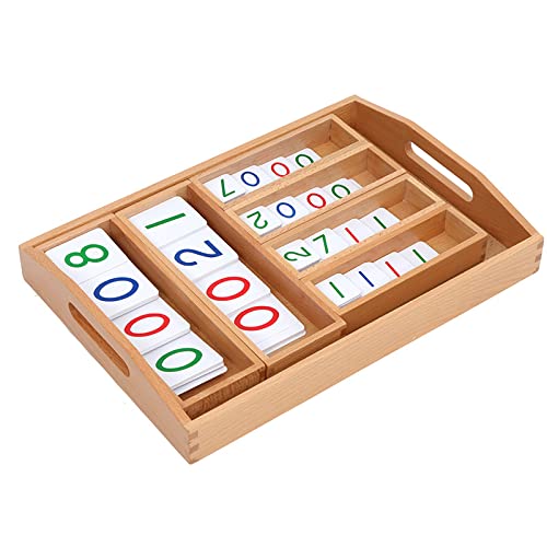 Montessori Math Toys for Kids Ages 6+ - Golden Beads Decimal System Learning Materials with Number Cards & Bank Game - 3-Piece Educational Set for Homeschool, Preschool & Classroom Learning - Perfect STEM Gift for Children's Early Math Development