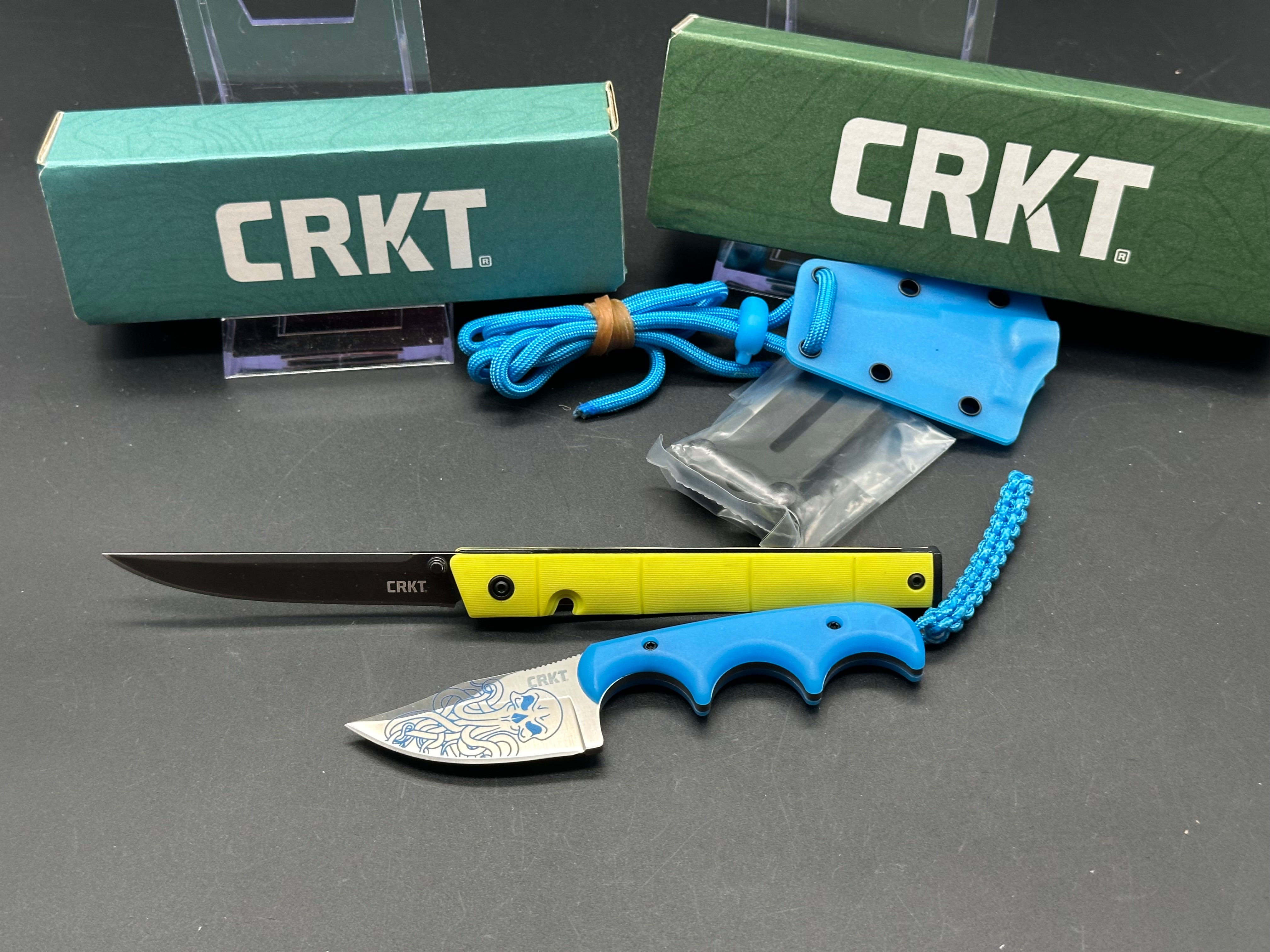 CRKT CEO & CRKT Minimalist Knives - 2-in-1 Bundle Deal | Premium EDC Pocket Knives for Outdoor, Camping & Everyday Carry