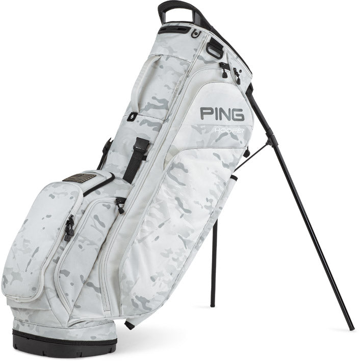 PING 2023 Hoofer Stand Golf Bag - Lightweight & Durable Golf Stand Bag with 5-Way Top, Comfortable Strap - Perfect for Golfers on the Course or Driving Range