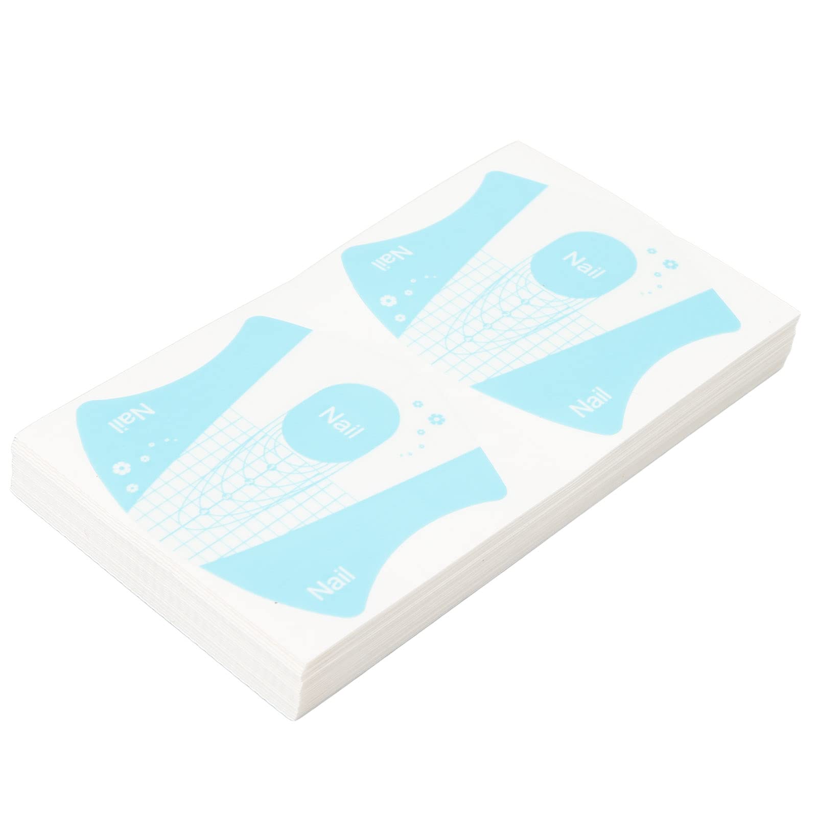 Professional Self-Adhesive Blue Nail Forms - Wide Application Nail Extension Stickers for Acrylic & Gel Nails - Perfect for Nail Salon, DIY Manicure & Home Nail Art