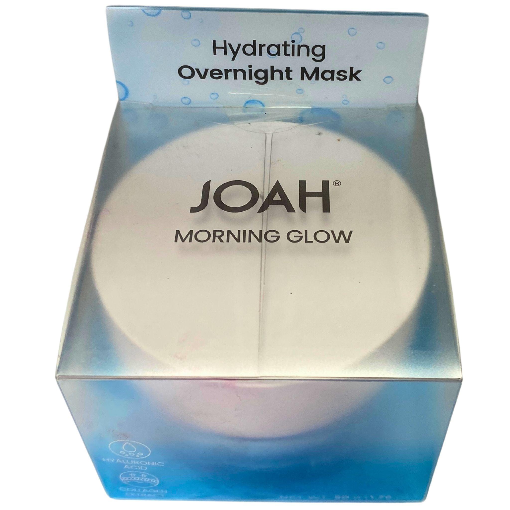 Joah Hydrating Overnight Face Mask with Hyaluronic Acid & Collagen Extract - 1.76oz (35 Pcs) - Deep Moisturizing for Morning Glow - Perfect for Dry Skin & Night Skincare Routine