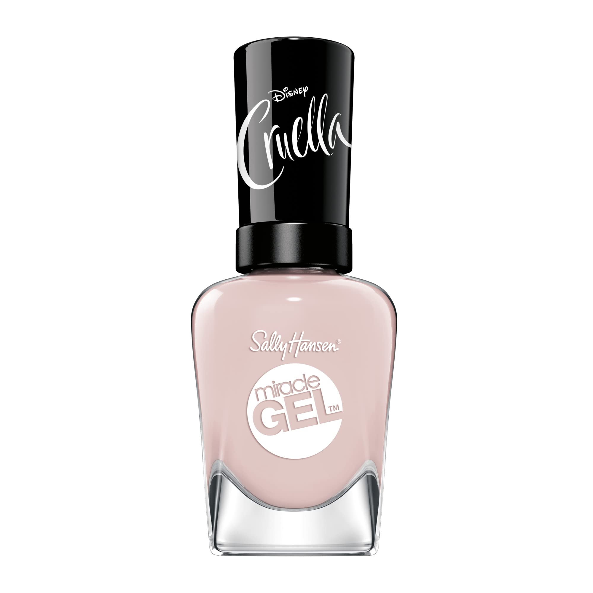 Sally Hansen Miracle Gel™ Nail Polish in Tutu Ballet - Long Lasting Gel-Like Formula, No UV Lamp Needed, Soft Pink Nail Color for Everyday Wear & Special Occasions