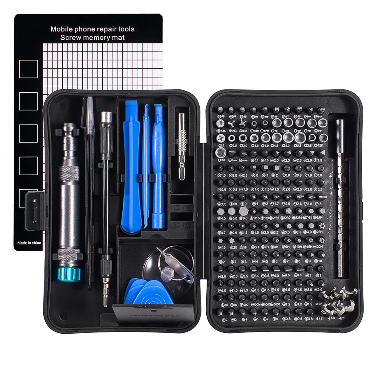 135-in-1 Precision Screwdriver Set for Electronics Repair - Magnetic Phillips & Torx Bits for iPhone, MacBook, PC, Laptop, Tablet, PS5, Xbox, Nintendo Switch - Perfect for DIY, Phone Repair & Game Console Maintenance (Purple)