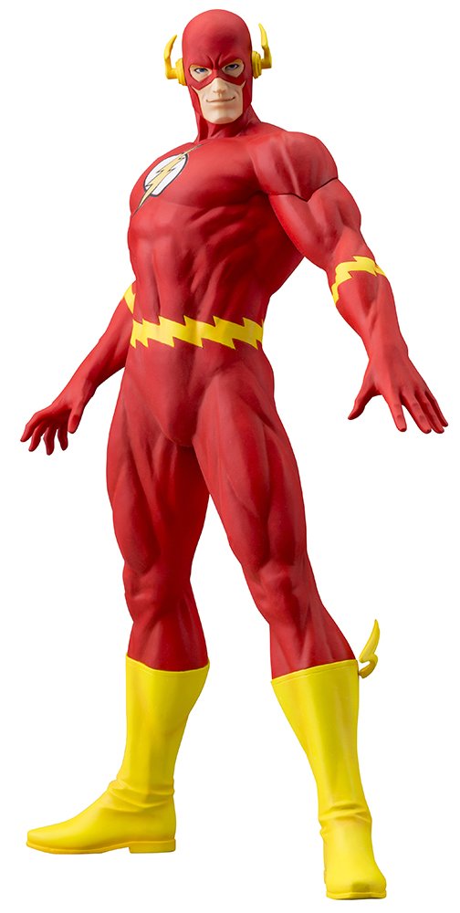 DC Comics ArtFX 1/6 Scale The Flash Statue by Kotobukiya - Premium Collectible Figure for Superhero Fans & Home Decor