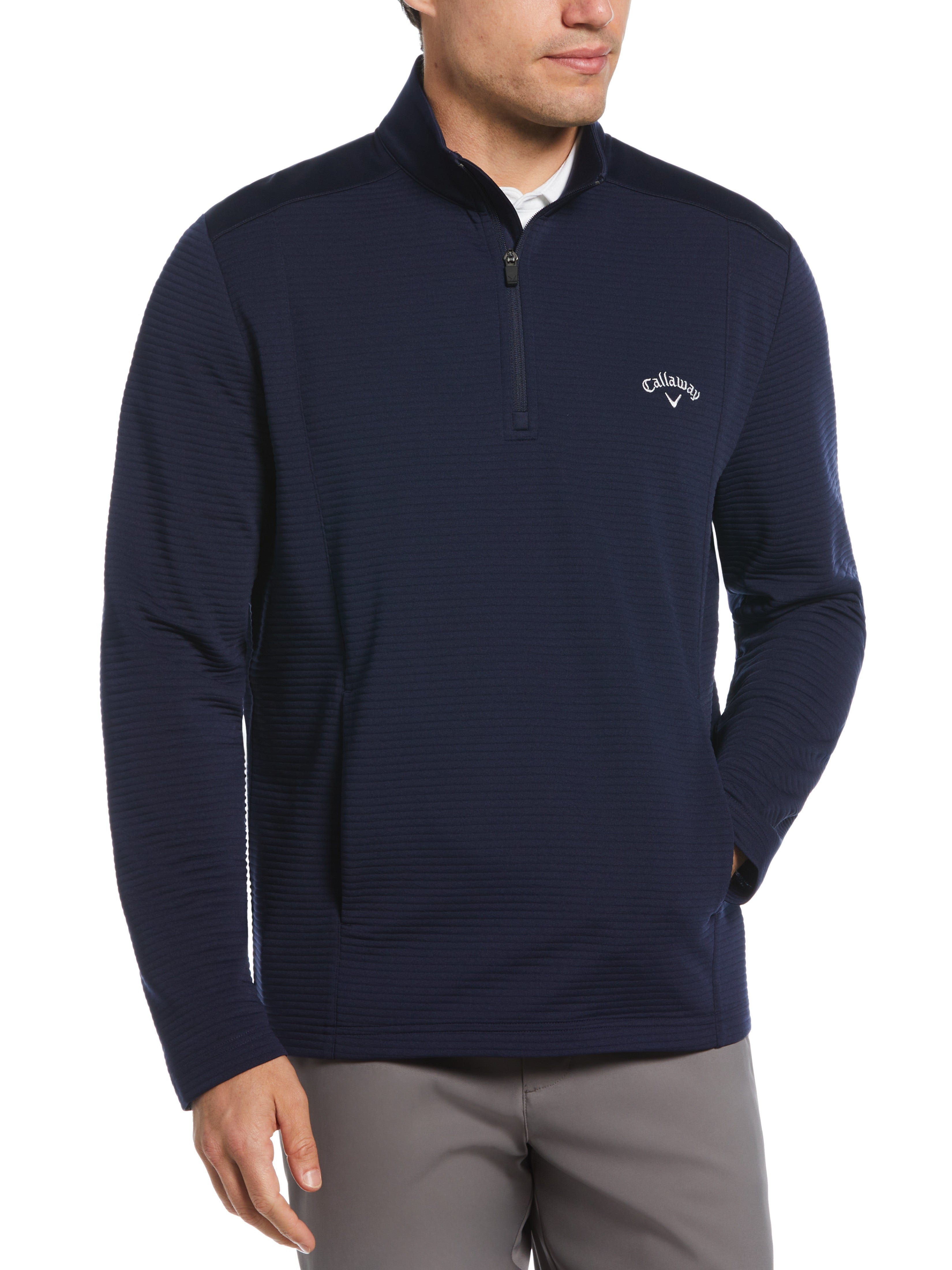 Men's Ottoman Quarter Zip Sweater - Stylish & Comfortable Pullover for Casual Wear, Office & Outdoor Activities