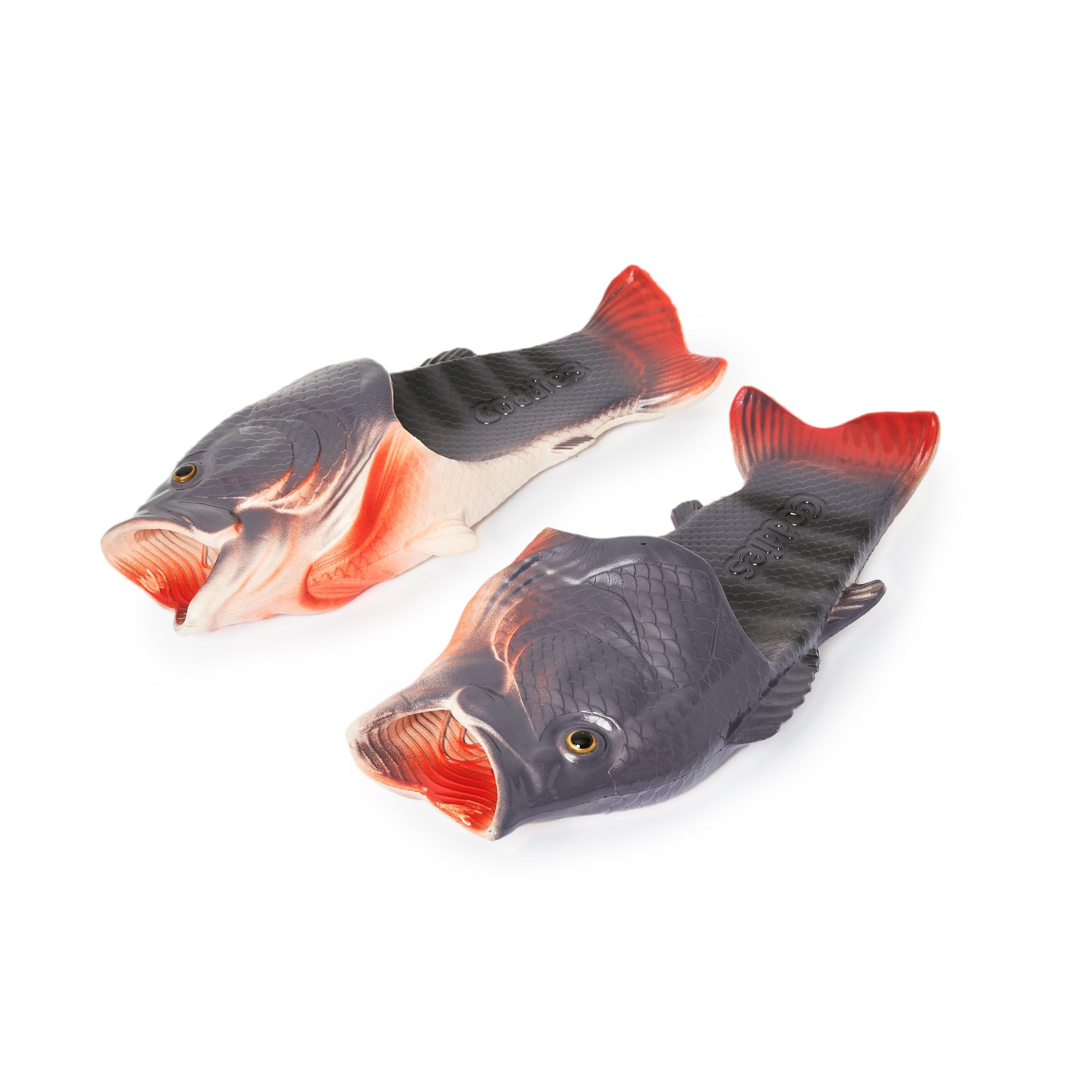 Coddies Fish Flip Flops - Original Funny Fish Slippers Sandals for Men & Women | Comfortable Unisex Pool Slides, Beach & Shower Shoes | Perfect Gift for Summer Vacation, Water Activities and Relaxing at Home
