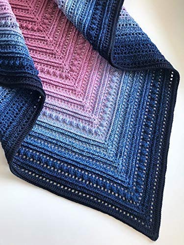 Rainbow Crochet Yarn - 55% Cotton 45% Acrylic, 250g/1094yds Multicolor Sport Weight Yarn for Spring & Summer Knitting Projects | Perfect for DIY Scarves, Blankets & Amigurumi