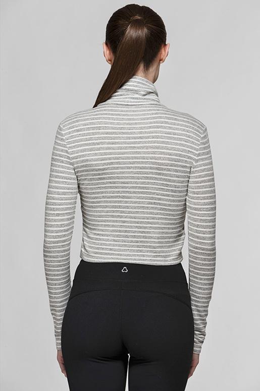 Dany Cropped Long Sleeve Tops for Women - Trendy Casual Blouse Shirts - Perfect for Layering, Office Wear & Date Nights