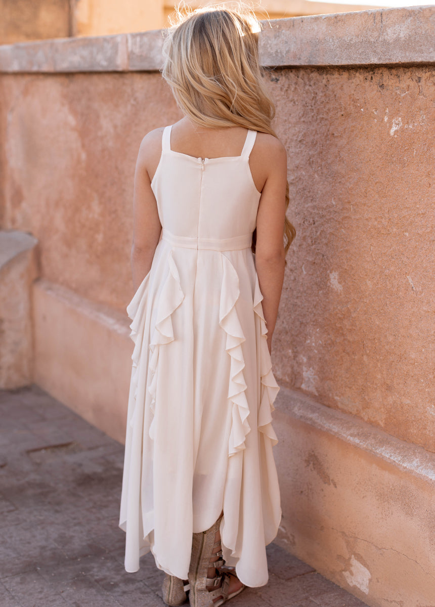 Kaylynn Cream Dress for Women - Elegant & Comfortable Casual Wear for Parties, Dates & Office