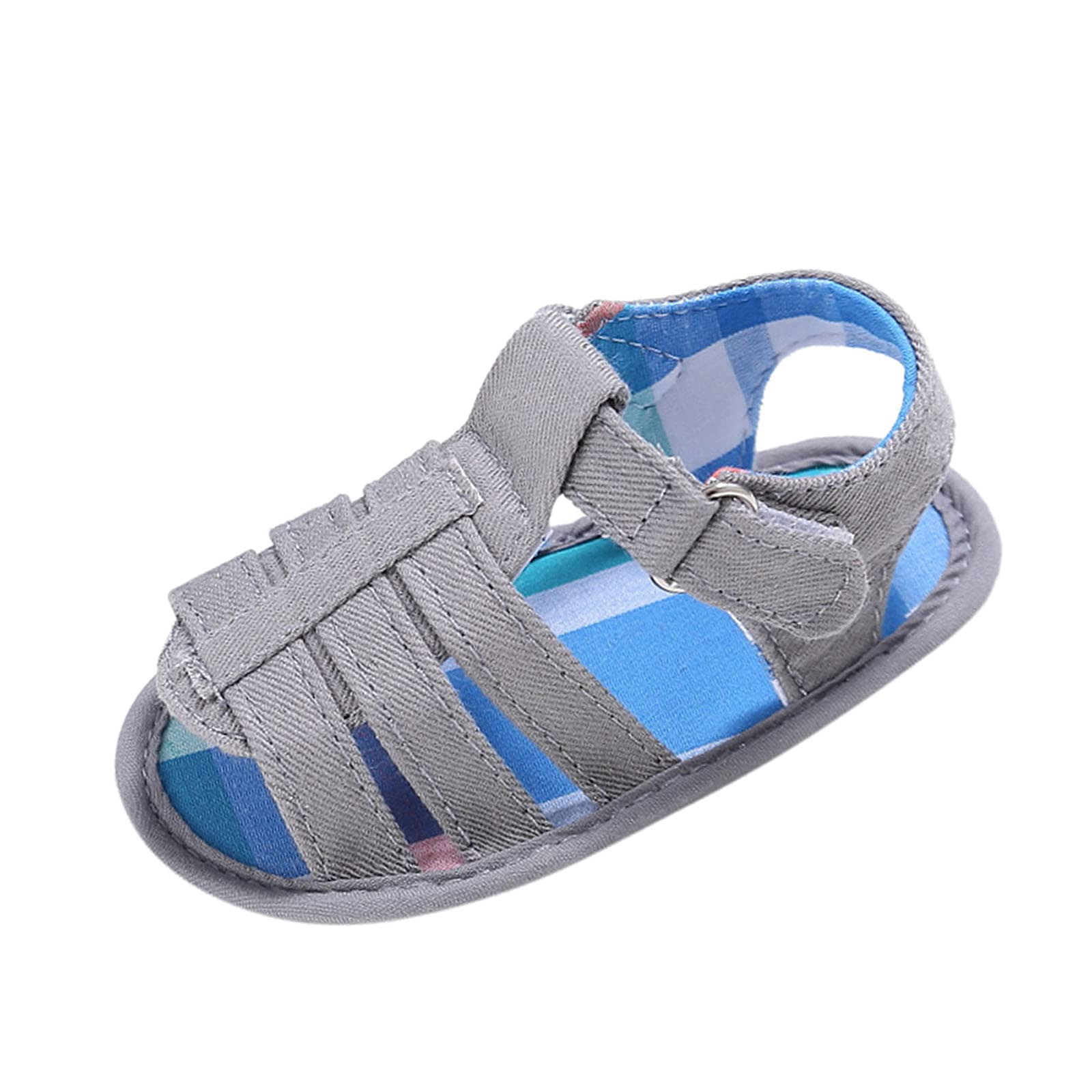 Gaoqi Baby Kids Sandals - Soft Anti-Slip Prewalker Sandals for Infants & Toddlers | Summer Fashion Crib Shoes & Slides | Perfect for Beach, Pool & Outdoor Play