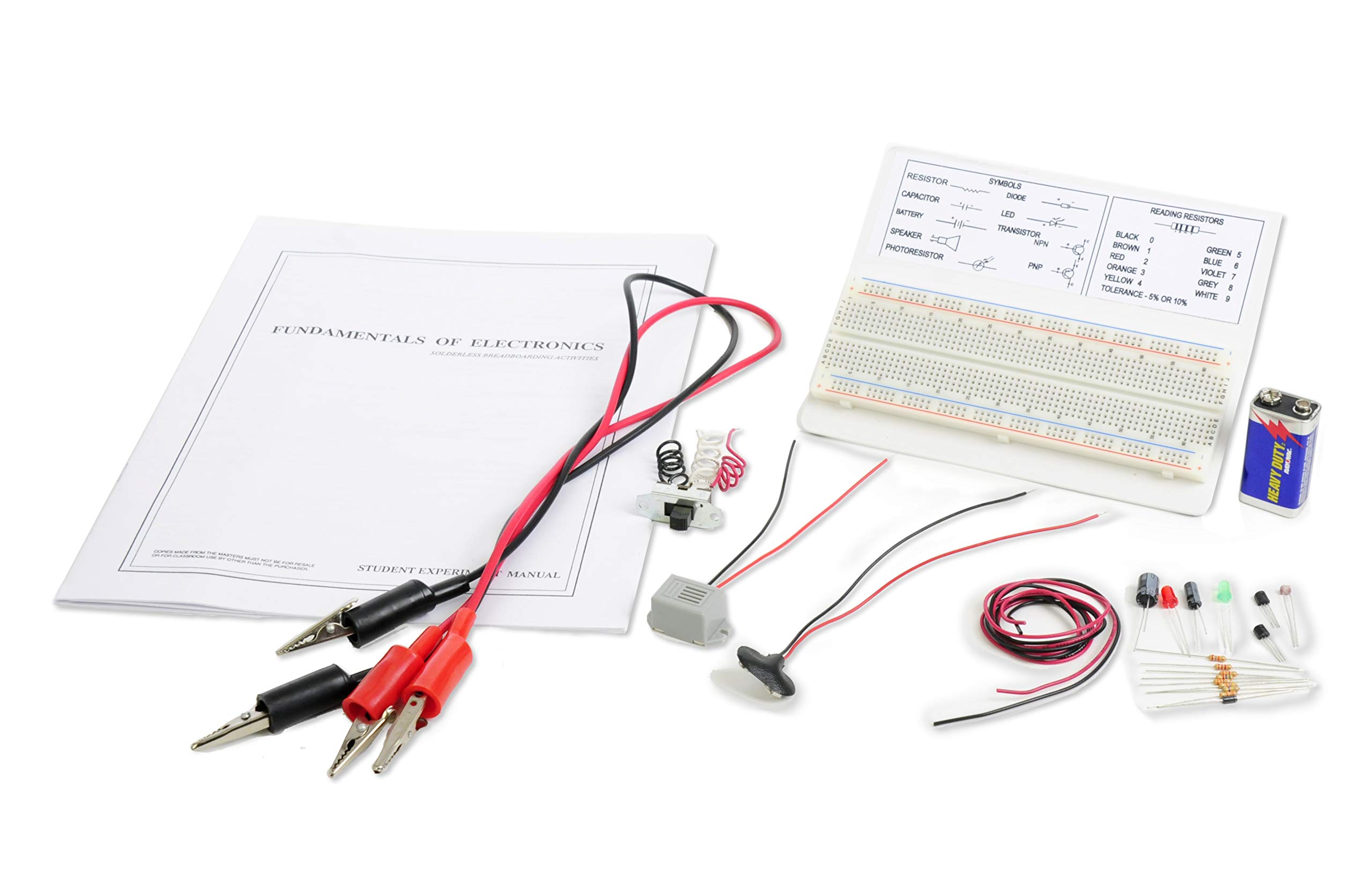 Fundamentals of Electronics Kit - STEM Learning Tools for Students | Hands-on Electronic Circuits & Experiments | Perfect for Classroom & Homeschool Science Projects