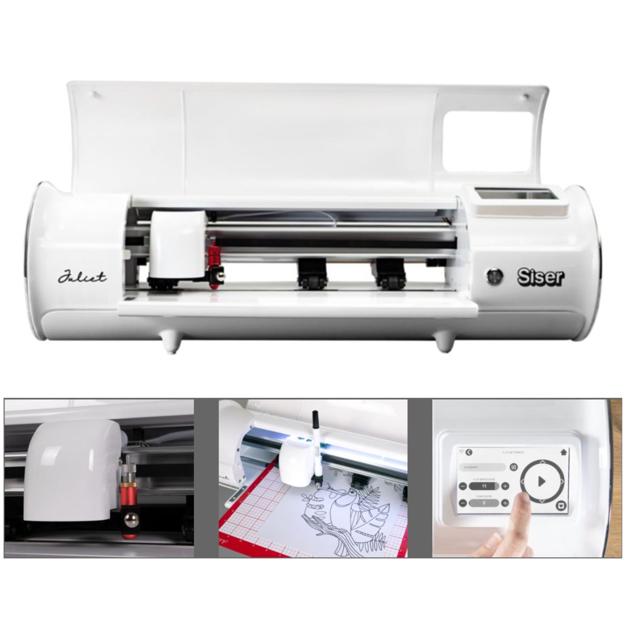 Siser Juliet 12 Vinyl Cutter HTV Starter Bundle - DIY Heat Transfer Vinyl Kit for T-Shirts, Crafts & Home Decor - Perfect for Beginners & Small Businesses