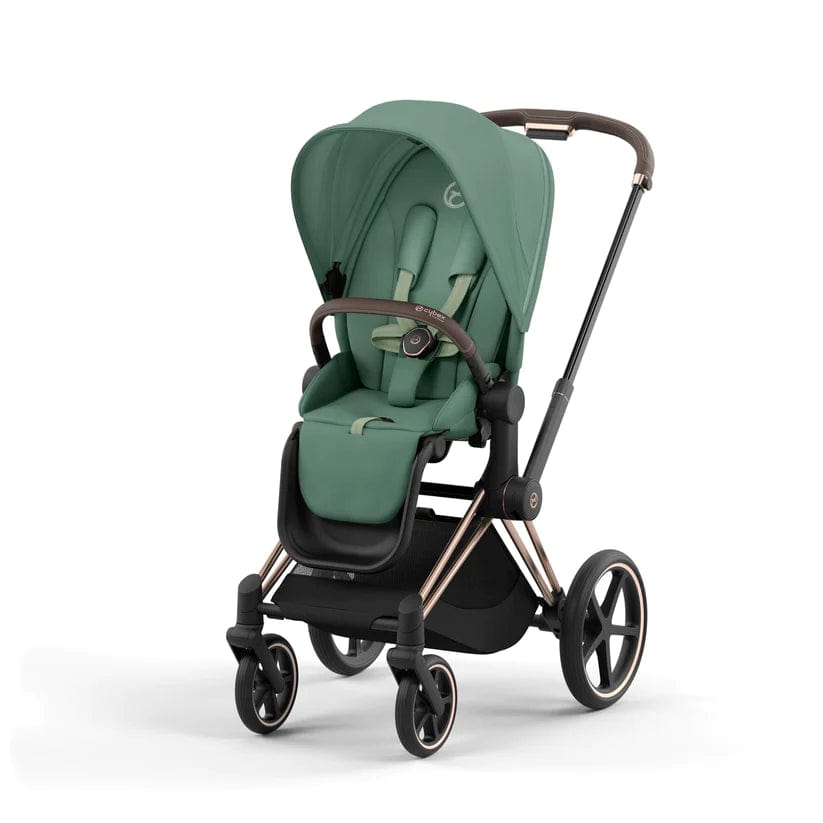 Cybex Priam 4 Complete Luxury Stroller - Rose Gold & Brown | Premium Baby Stroller for Newborns & Toddlers | Perfect for City Walks, Shopping & Travel