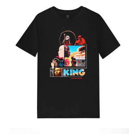 King Skateboards Miles Tee - Premium Black Skateboard T-Shirt for Men - Perfect for Skateboarding, Streetwear & Casual Outfits