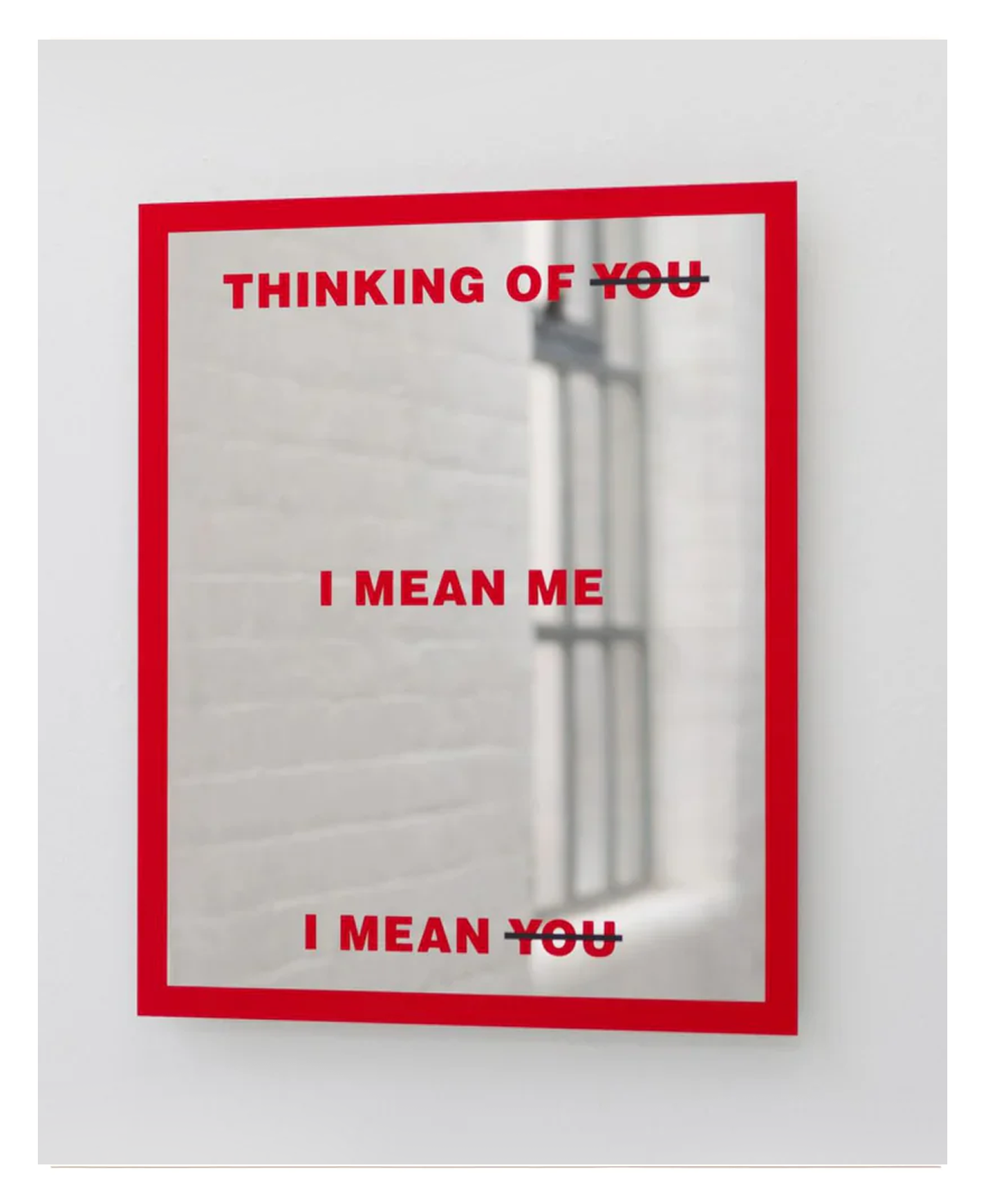 Barbara Kruger Untitled (Mirror) - Contemporary Art Poster - Perfect for Modern Home Decor, Office Wall Art & Gift Ideas
